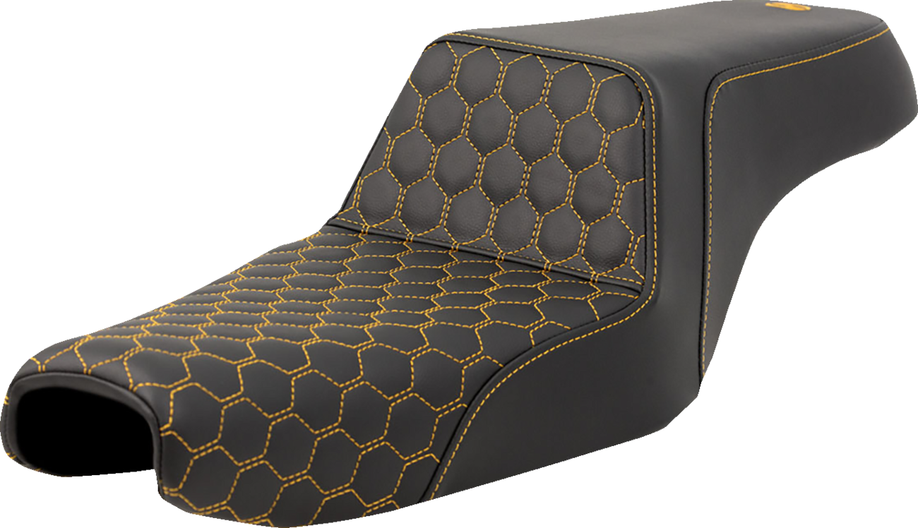 Saddlemen Step-Up Seat - Honeycomb - Sportster '04-'21