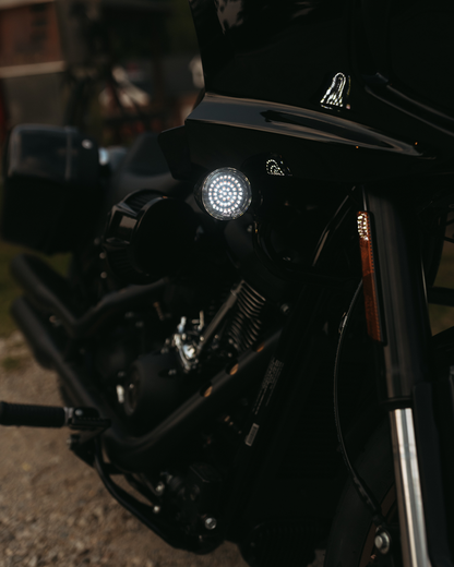 Custom Dynamics Genesis® 4 Amber/White Led Turn Signal Inserts |