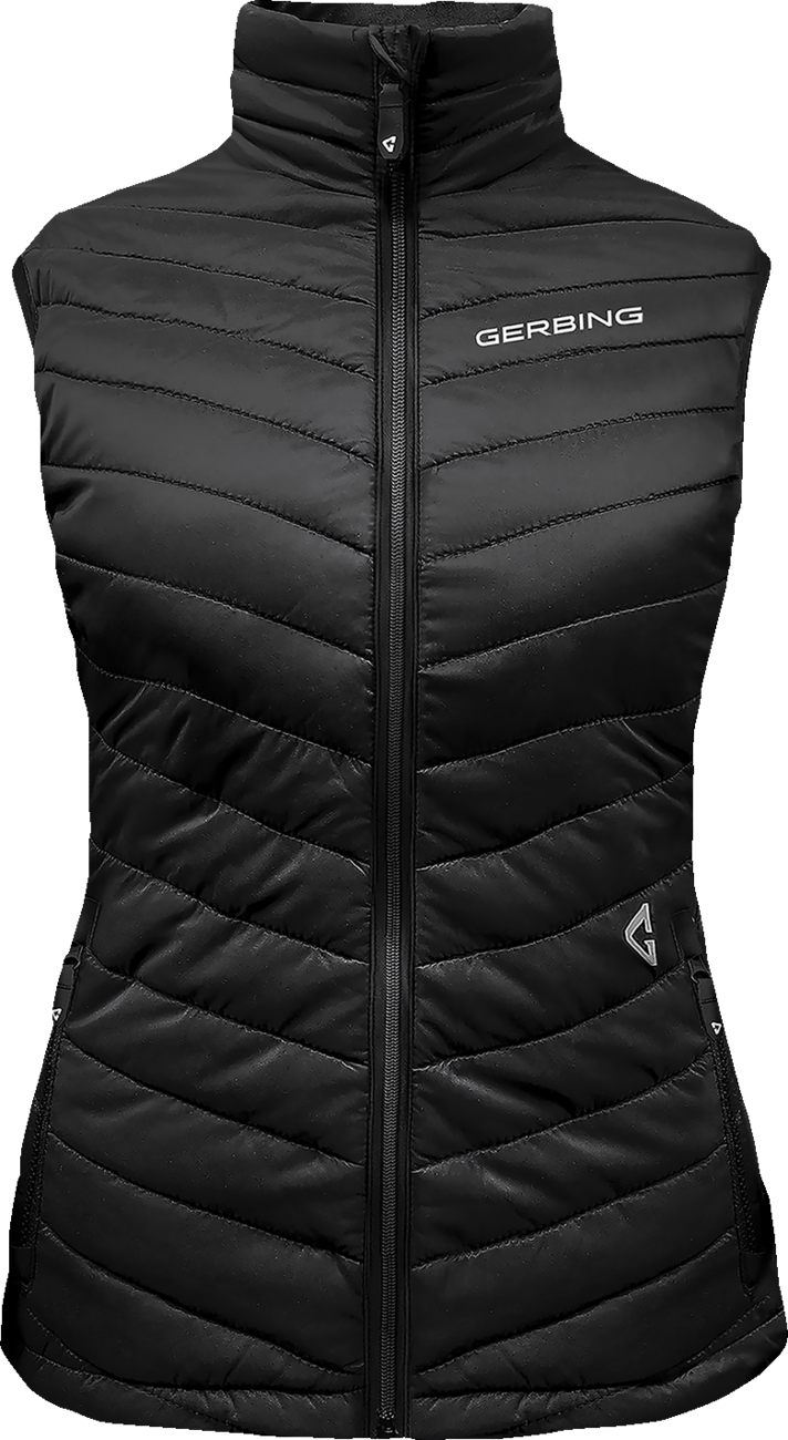 Gerbing Heated Clothing Women'S 7V Khione Puffer Heated Vest 2.0 - Black |