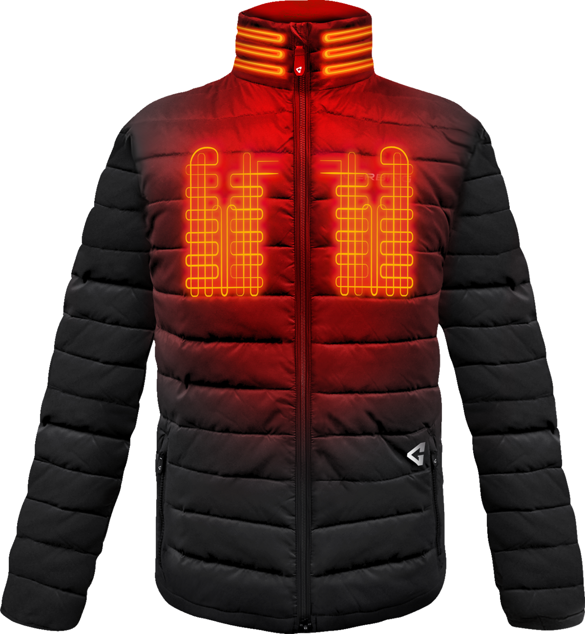 Gerbing Heated Clothing 7V Khione Insulated Heated Puffer Jacket 2.0 - Black - Mens |