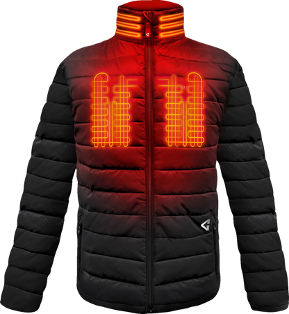 Gerbing Heated Clothing 7V Khione Insulated Heated Puffer Jacket 2.0 - Black - Mens |