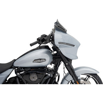 Klock Werks Flare™ Windshield - 8" - Dark Smoke - Flh - 2023.5-2025