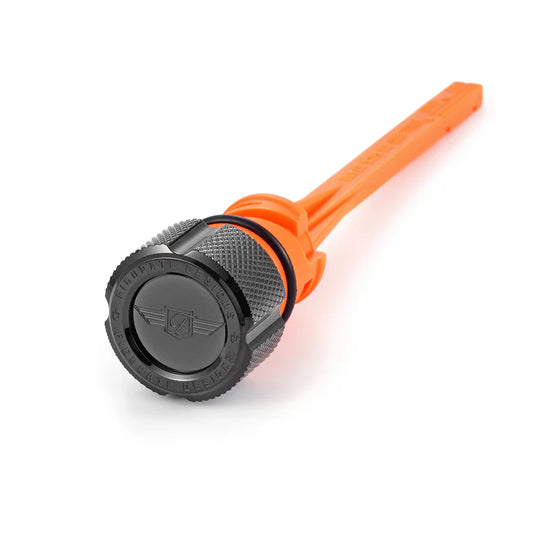 Stainless Steel Magnetic Engine Oil Dipstick for Harley-Davidson M8 Softail (2018-2025) - Knurled