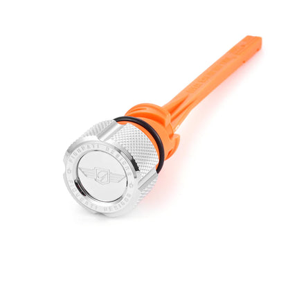 Stainless Steel Magnetic Engine Oil Dipstick for Harley-Davidson M8 Softail (2018-2025) - Knurled