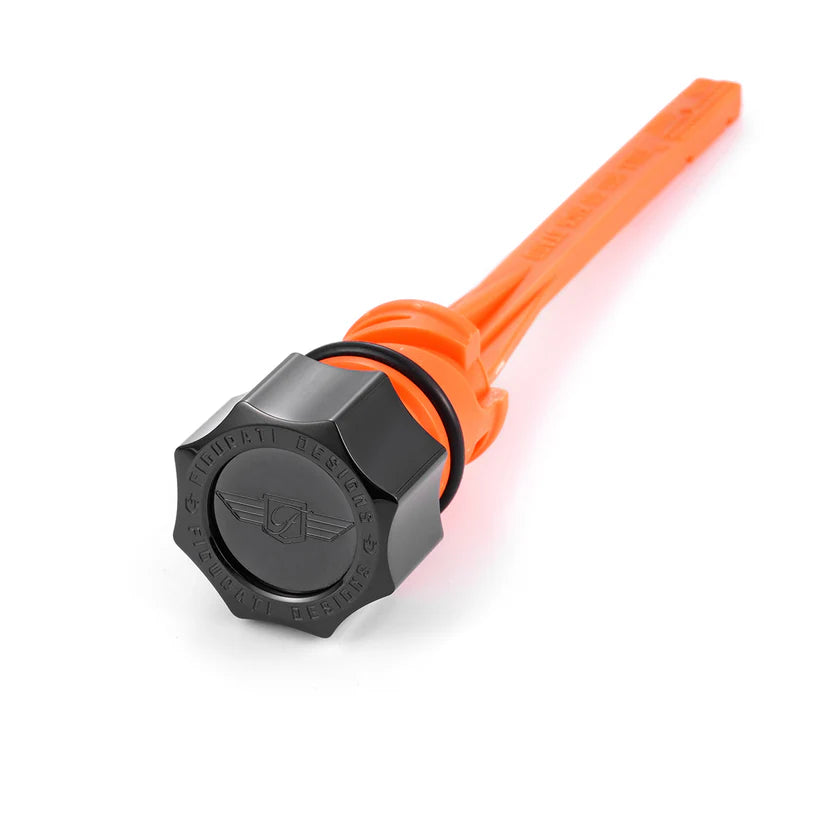 Stainless Steel Magnetic Engine Oil Dipstick for Harley-Davidson M8 Softail (2018-2025) - Curved