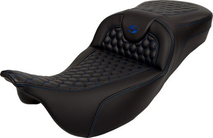 Saddlemen Roadsofa™ Seat - Honeycomb - Extended Reach - Without Backrest - Flh/Flt '08-'23