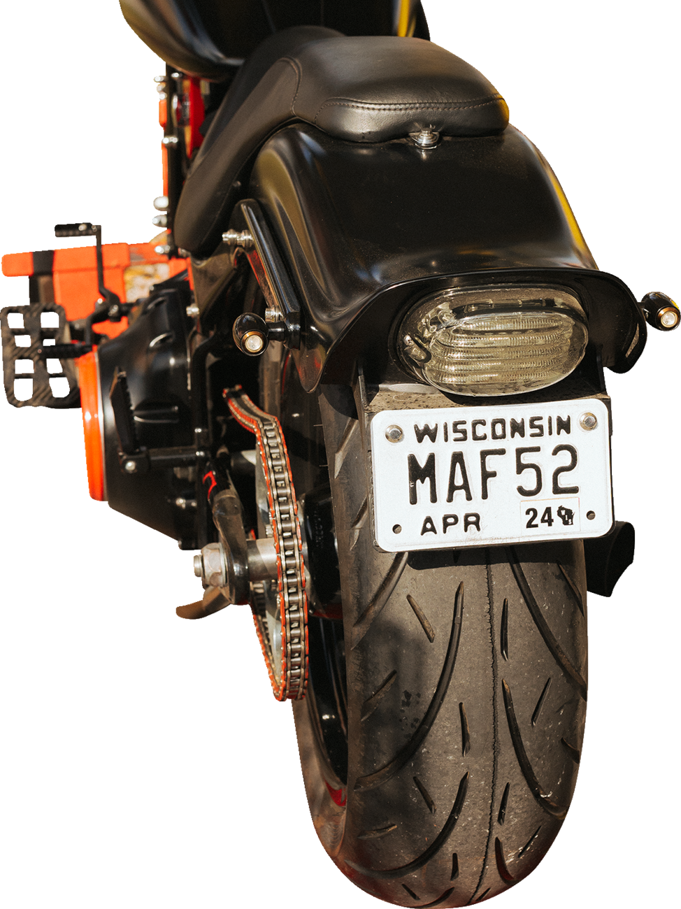 Custom Dynamics Probeam® Taillight - With License Plate Illumination Window - Smoke |