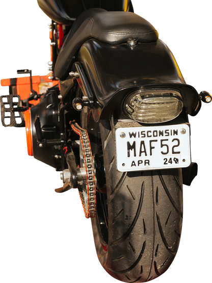 Custom Dynamics Probeam® Taillight - With License Plate Illumination Window - Smoke |