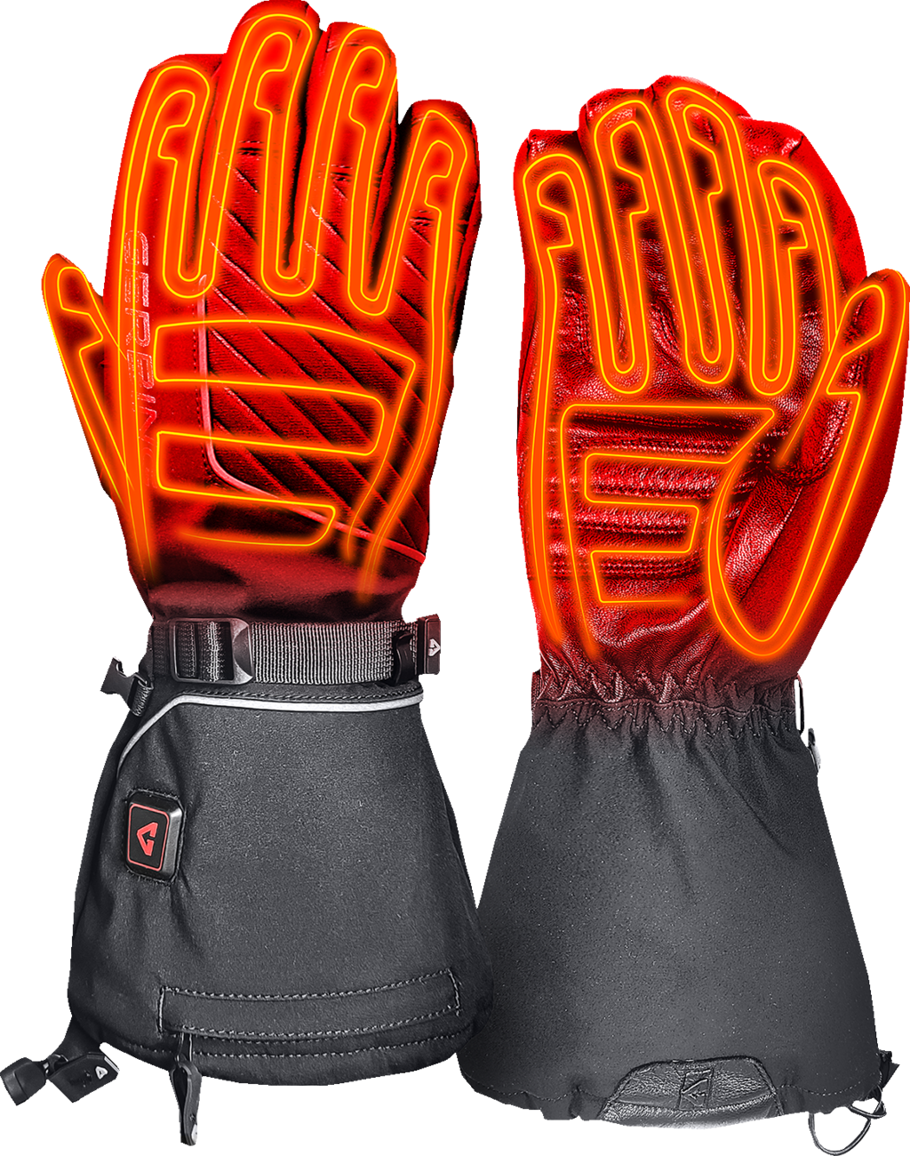 Gerbing Heated Clothing 7V Atlas Ultra-Flex Battery Heated Gloves - Black |