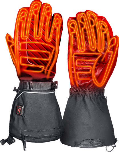 Gerbing Heated Clothing 7V Atlas Ultra-Flex Battery Heated Gloves - Black |