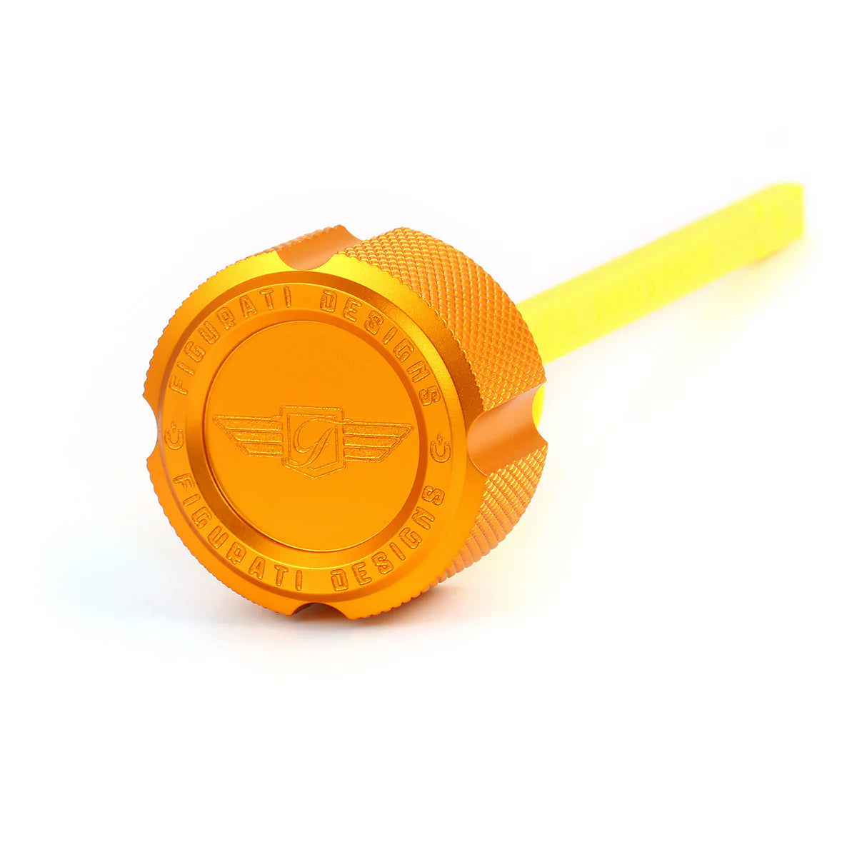 Performance Aluminium Magnetic Knurled Engine Oil Dipstick for Touring M8 (2017-2025)