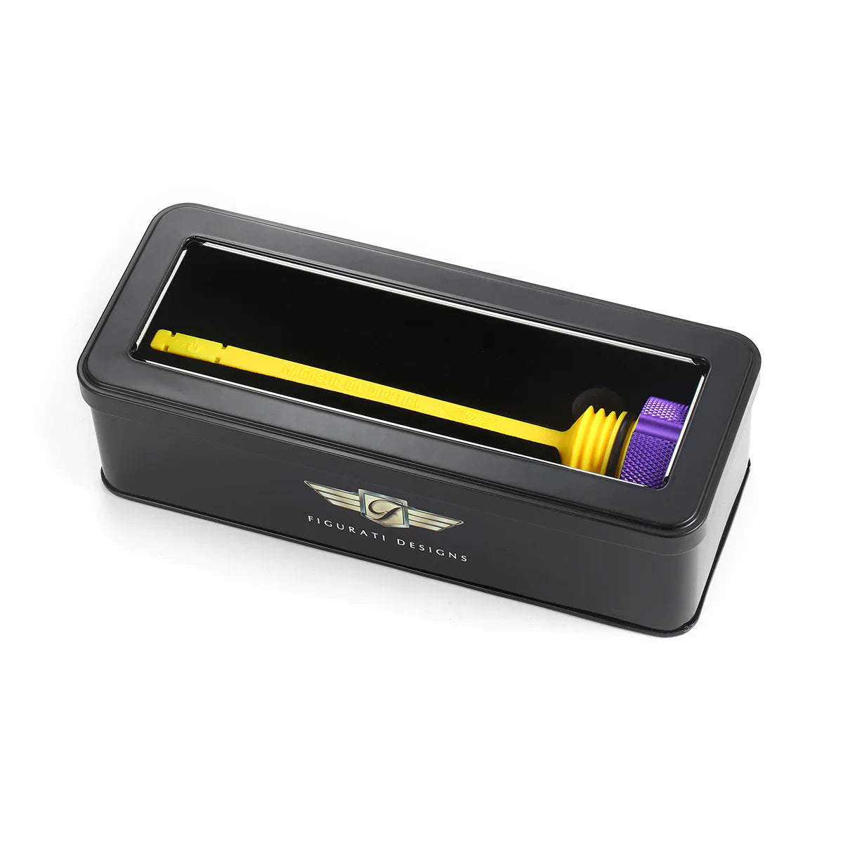 Performance Aluminium Magnetic Knurled Engine Oil Dipstick for Touring M8 (2017-2025)