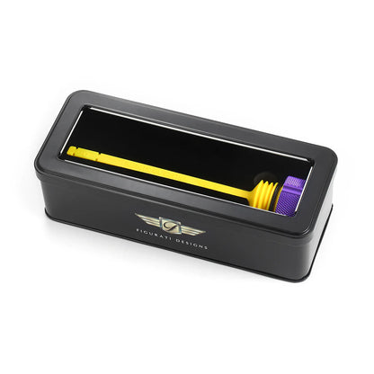 Performance Aluminium Magnetic Knurled Engine Oil Dipstick for Touring M8 (2017-2025)