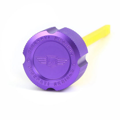 Performance Aluminium Magnetic Knurled Engine Oil Dipstick for Touring M8 (2017-2025)