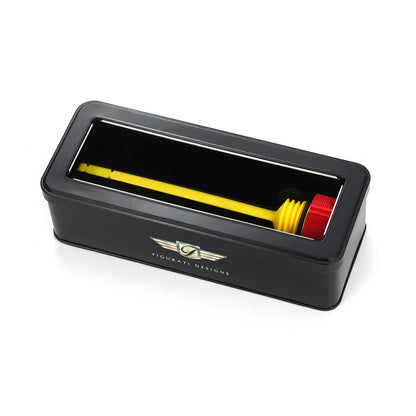 Performance Aluminium Magnetic Knurled Engine Oil Dipstick for Touring M8 (2017-2025)