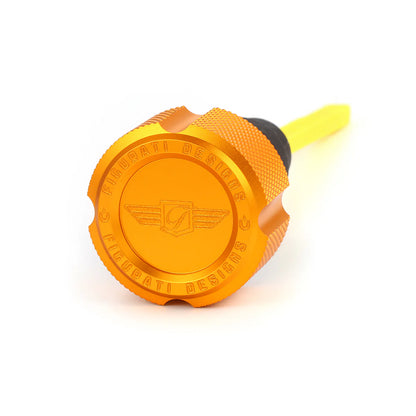 Performance Aluminium Dipstick for Harley-Davidson Twin Cam Engine Oil Knurled Dipstick (2007-2016)