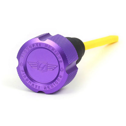 Performance Aluminium Dipstick for Harley-Davidson Twin Cam Engine Oil Knurled Dipstick (2007-2016)