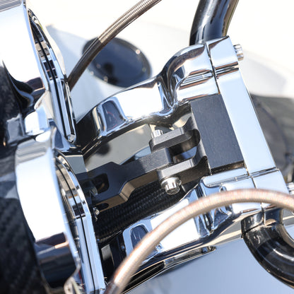 Thrashin Supply Og Riser Gauge Relocation Bracket - Black