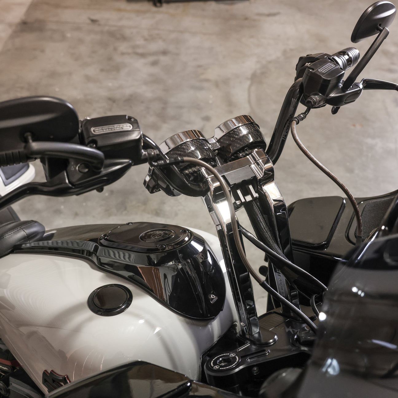 Thrashin Supply Gauge Relocation Mount Front Extension