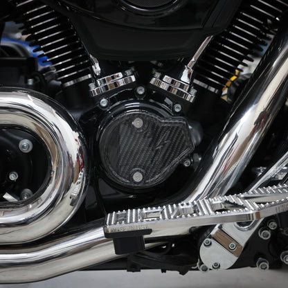 Thrashin Supply M8 Cam Cover | Gen 2 - Gloss Woven Carbon