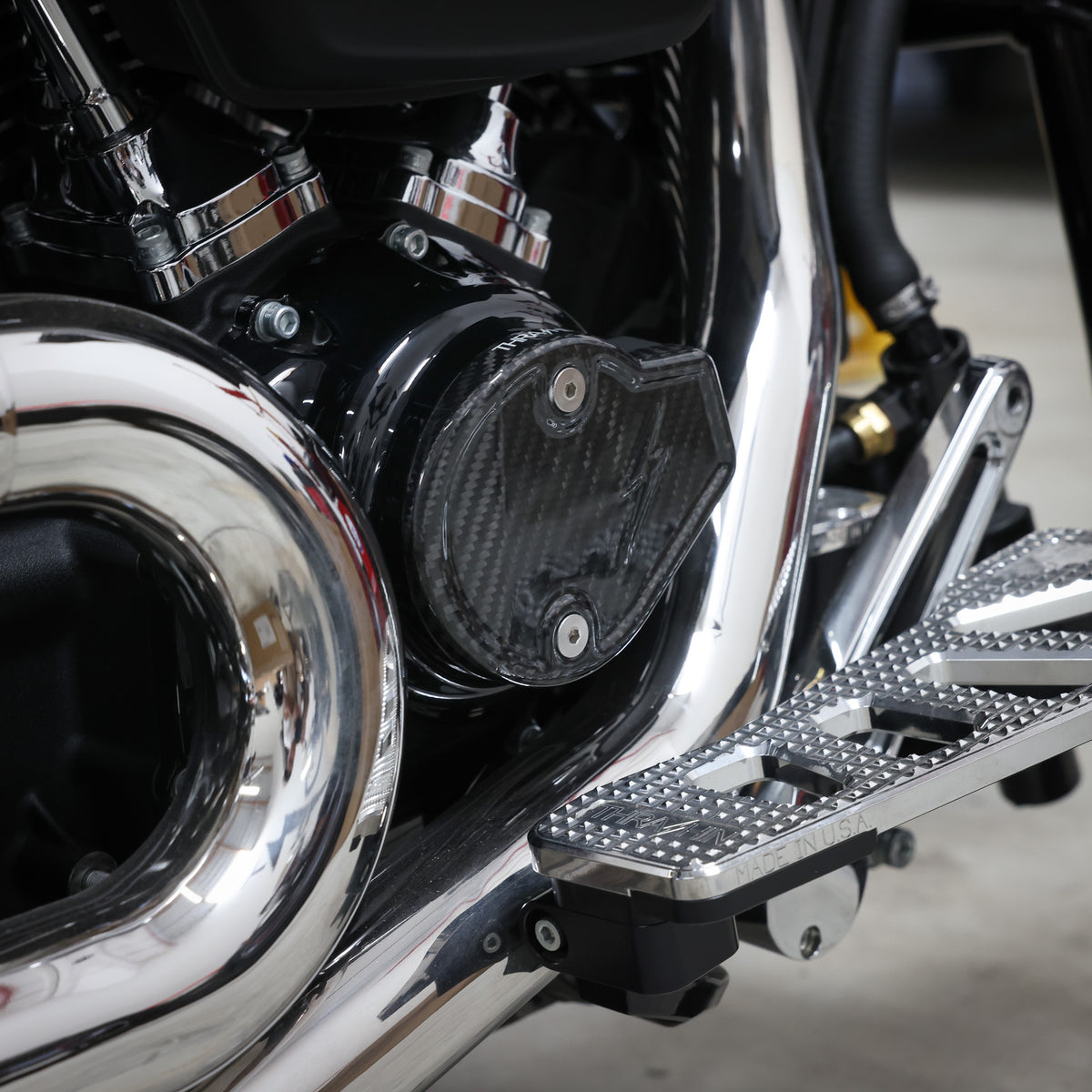 Thrashin Supply M8 Cam Cover | Gen 2 - Gloss Woven Carbon