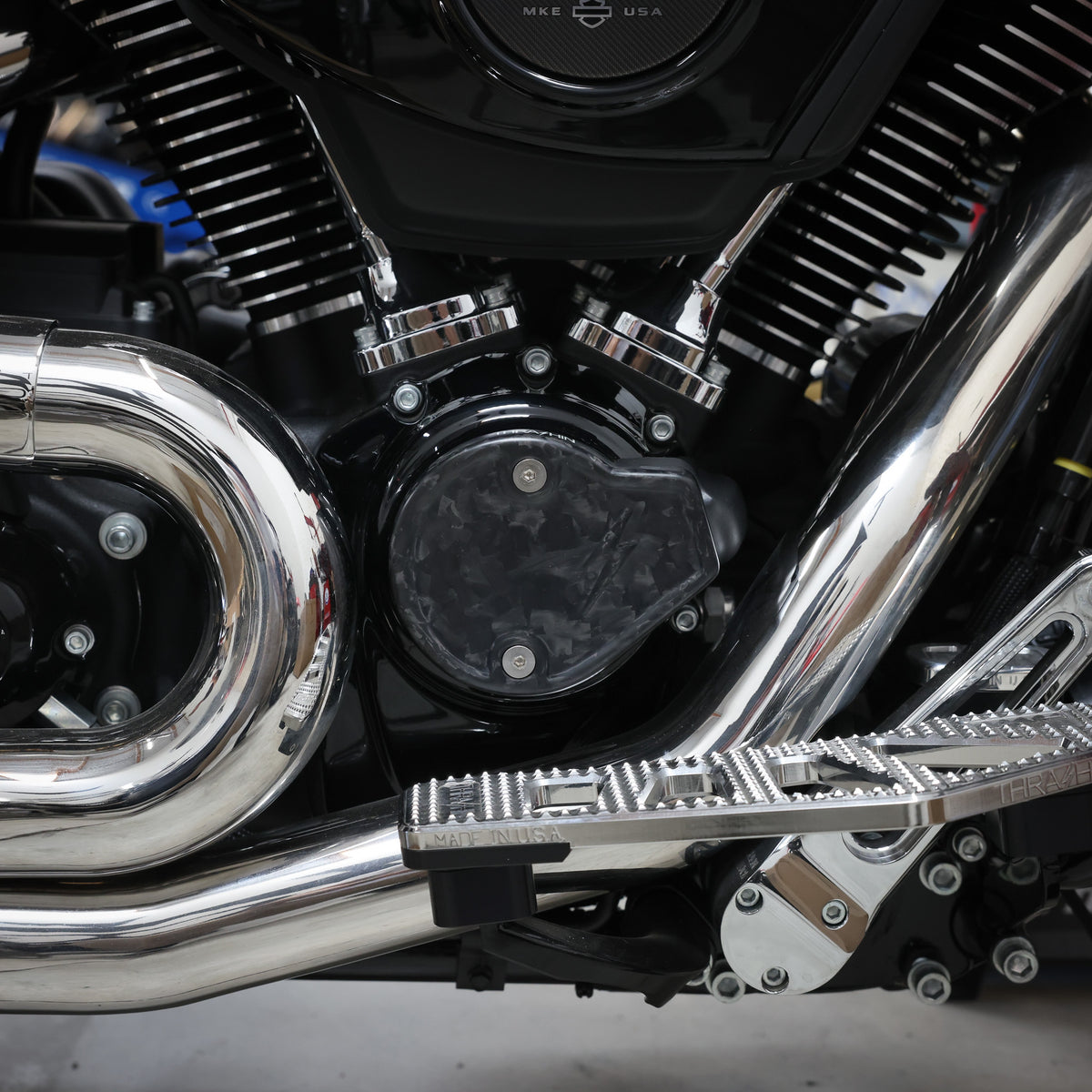 Thrashin Supply M8 Cam Cover | Gen 2 - Matte Forged Carbon