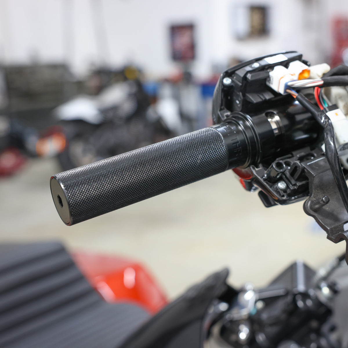 Thrashin Supply ® 2024-2025 Touring Throttle Tube - Billet - Black