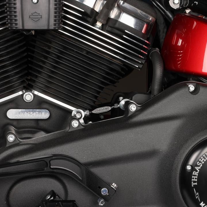 Thrashin Supply Shift Linkage - Dyna/Softail - Black