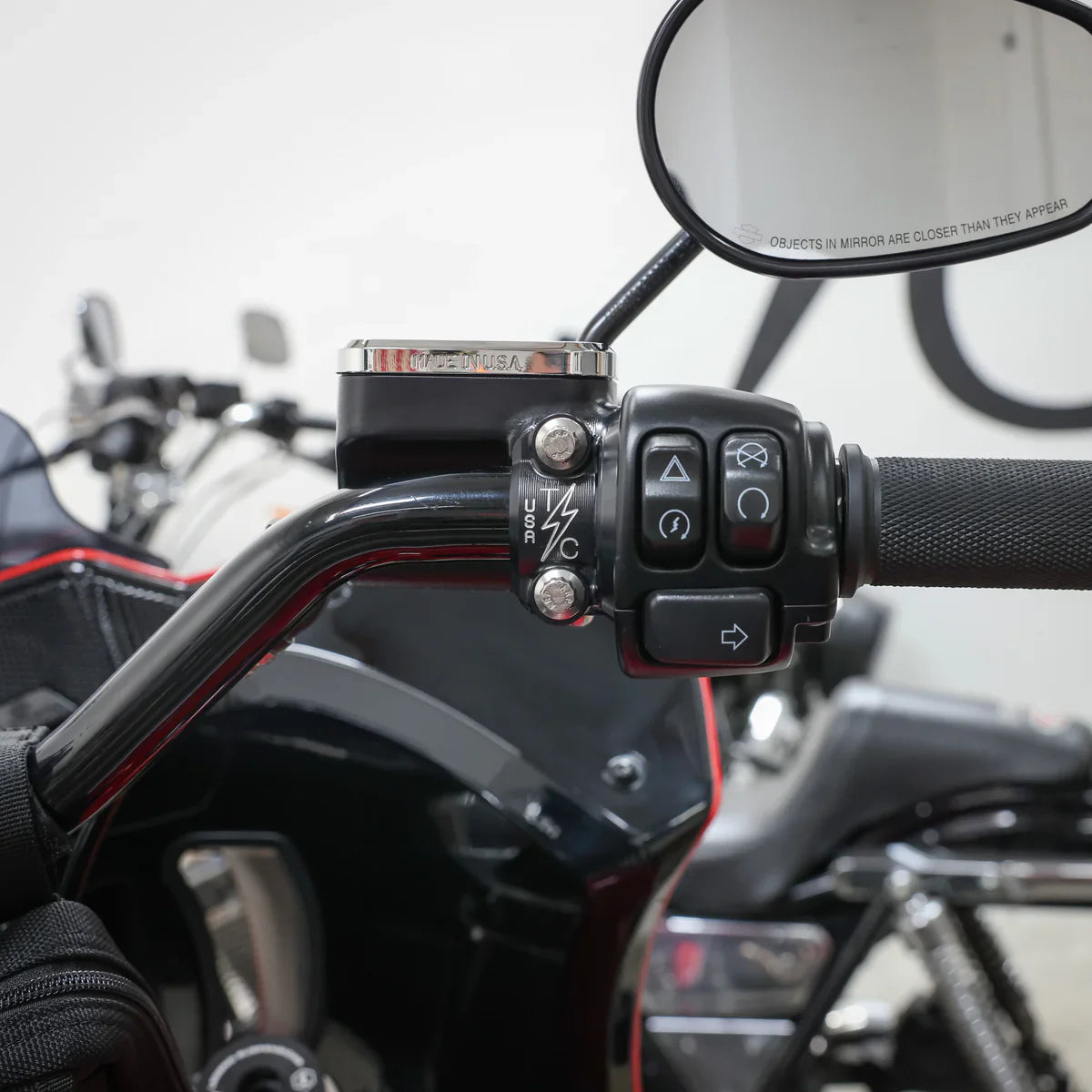 Thrashin Supply Speedway Clutch / Brake Perch Clamp - Black (Twice Cut)