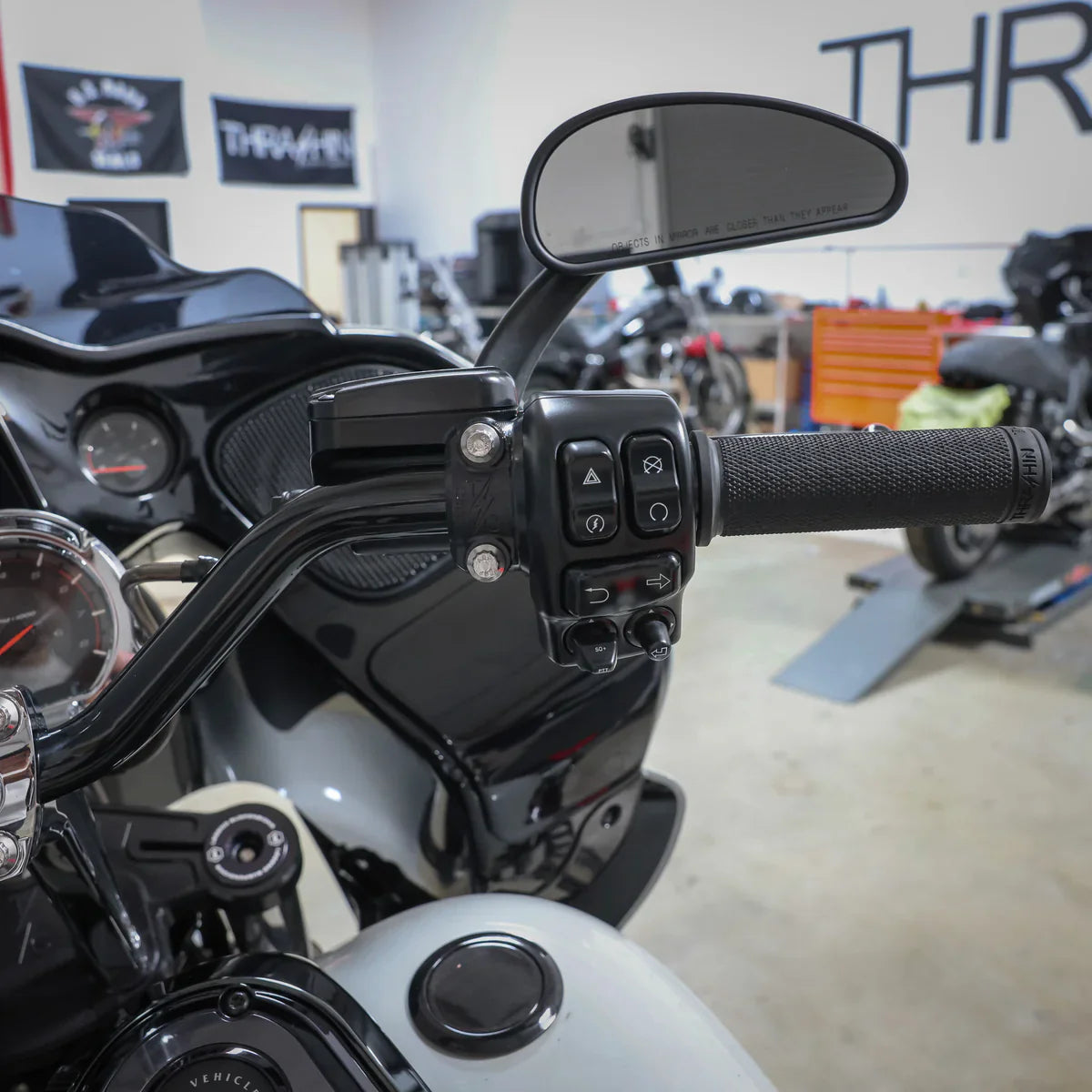 Thrashin Supply Speedway Clutch / Brake Perch Clamp - Black