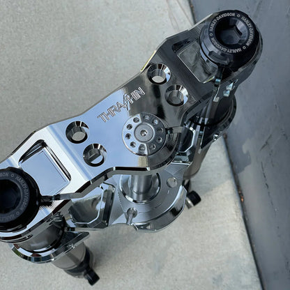 Thrashin Supply Triple Tree Set | Softail - Chrome