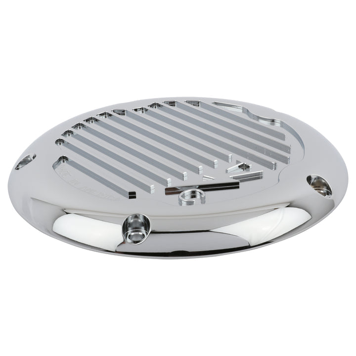 Thrashin Supply Finned 5 Hole Derby Cover - M8 Bagger (Chrome)