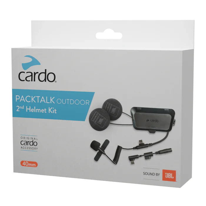 Cardo Systems Packtalk Outdoor 2Nd Helmet Kit With Sound By Jbl