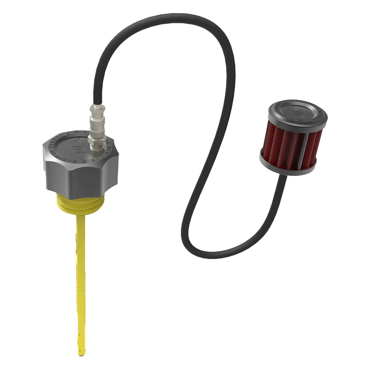 Performance Aluminium Magnetic Curved Engine Oil Dipstick for Touring M8 (2017-2025)