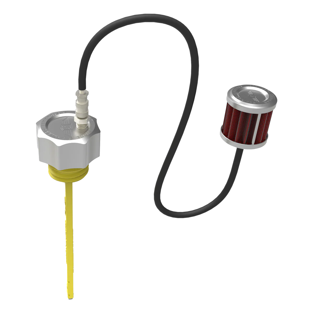 Performance Aluminium Magnetic Curved Engine Oil Dipstick for Touring M8 (2017-2025)