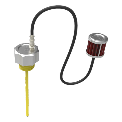 Performance Aluminium Magnetic Curved Engine Oil Dipstick for Touring M8 (2017-2025)