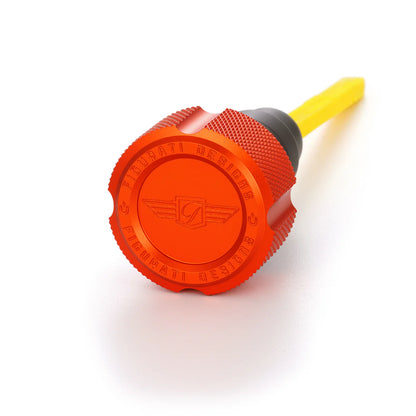 Performance Aluminium Dipstick for Harley-Davidson Twin Cam Engine Oil Knurled Dipstick (2007-2016)