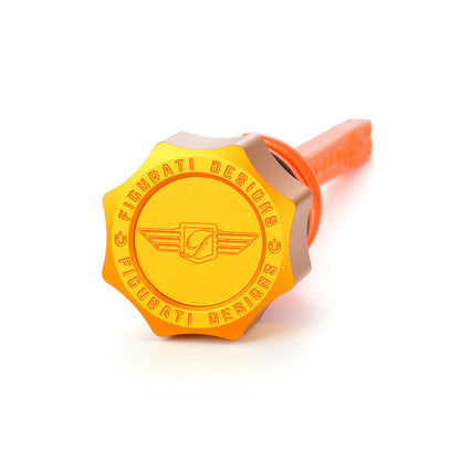 Performance Aluminium Magnetic Curved Engine Oil Dipstick for Softail M8 (2018-2025)