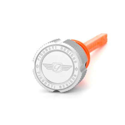 Performance Aluminium Magnetic Curved Engine Oil Dipstick for Softail M8 (2018-2025)