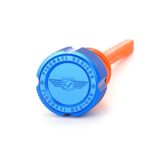 Performance Aluminium Magnetic Knurled Engine Oil Dipstick for Softail M8 (2018-2025)