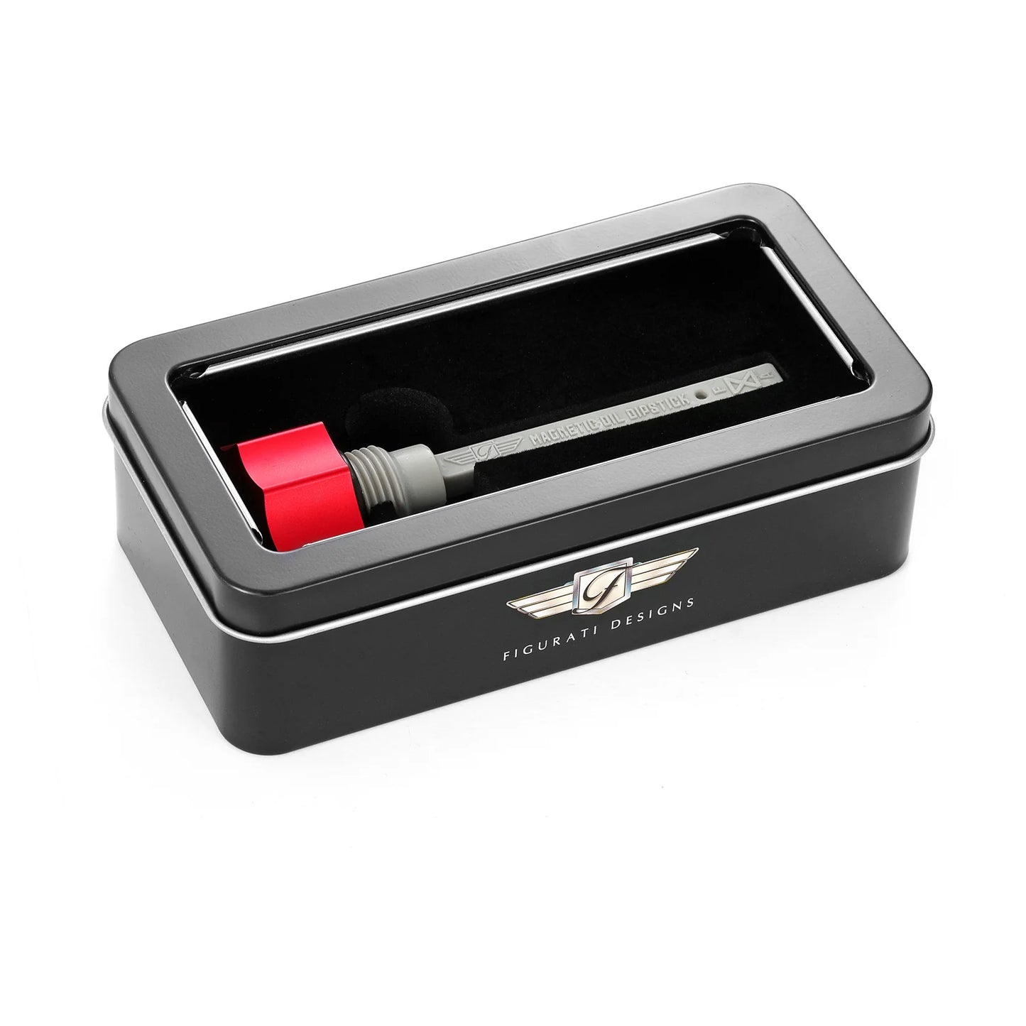 Performance Aluminium Magnetic Curved Transmission Dipsticks for Harley-Davidson M8 (2017-2025)