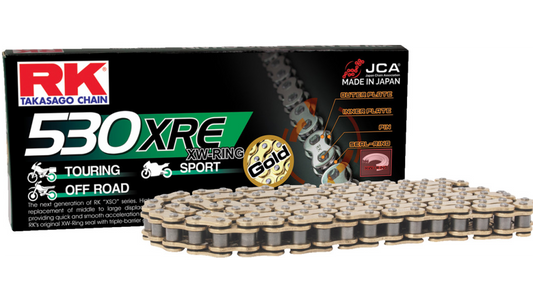 RK 530 XRE - Drive Chain - 130 Links - Gold
