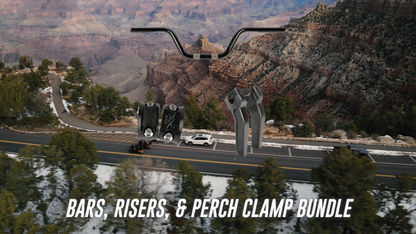 Thrashin Supply Bars, Risers, & Perch Clamp Kit - Mid Bend Bars