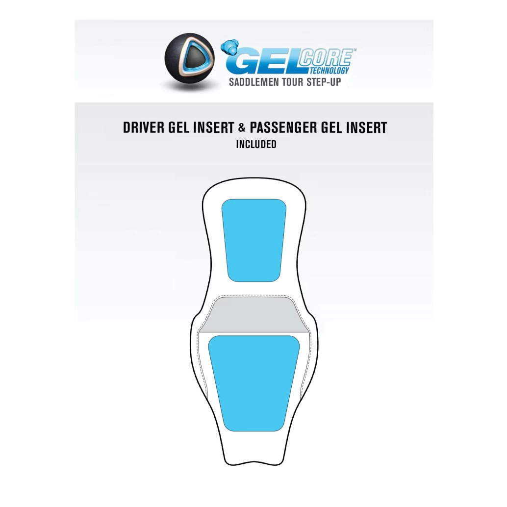 Saddlemen 2006-2017 Fxd, Fxdwg, Fld Dyna Tour Step-Up Tr Seat