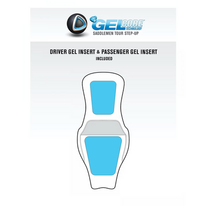 Saddlemen 2008-2022 Flhr, Flht, Flhx & Fltr Tour Step-Up™ Driver Ls Seat
