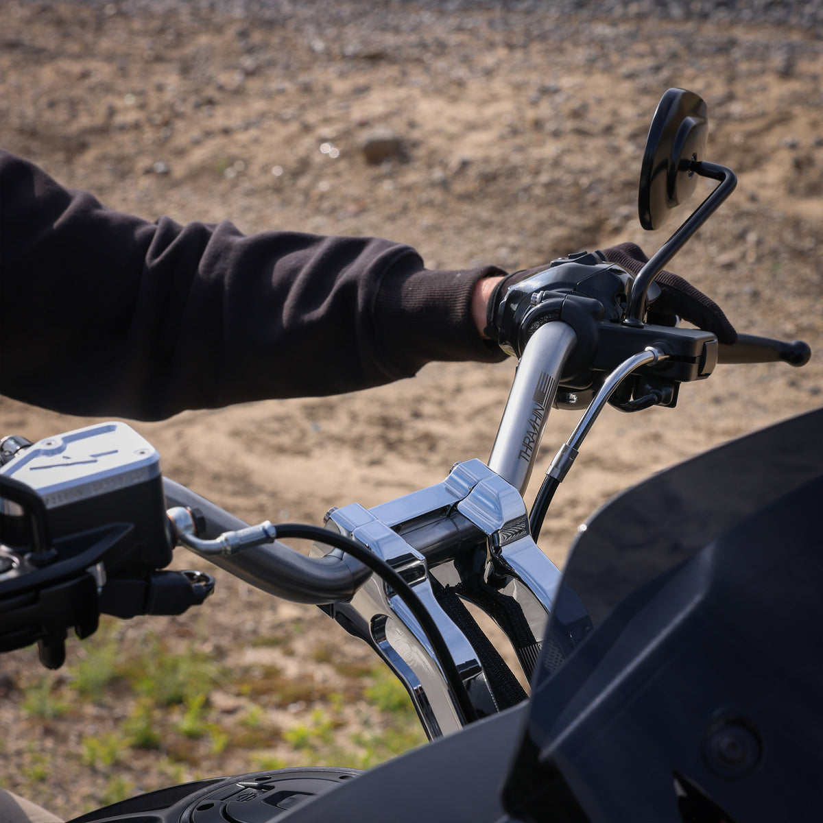 Thrashin Supply 2024-2025 Flh / Fltrx Mid Bend Bars - Stainless