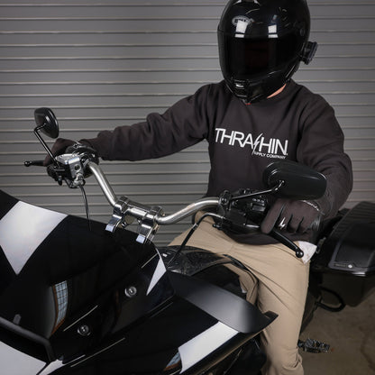 Thrashin Supply 2024-2025 Flh / Fltrx Mid Bend Bars - Stainless