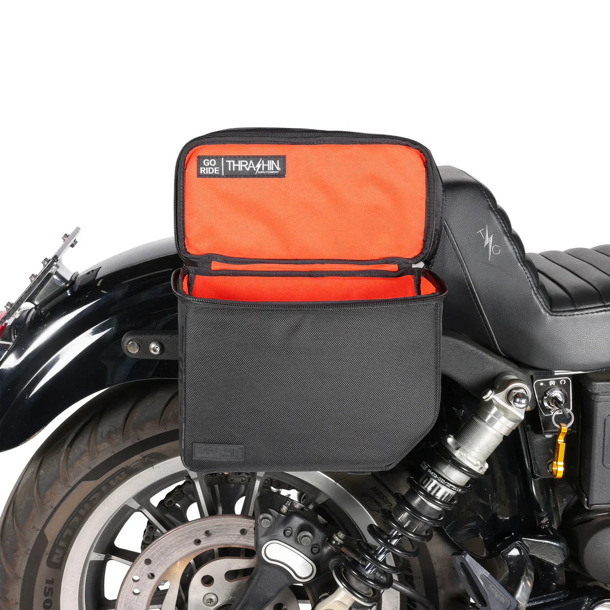 Thrashin Supply Essential Base Saddlebags | 10 Liters