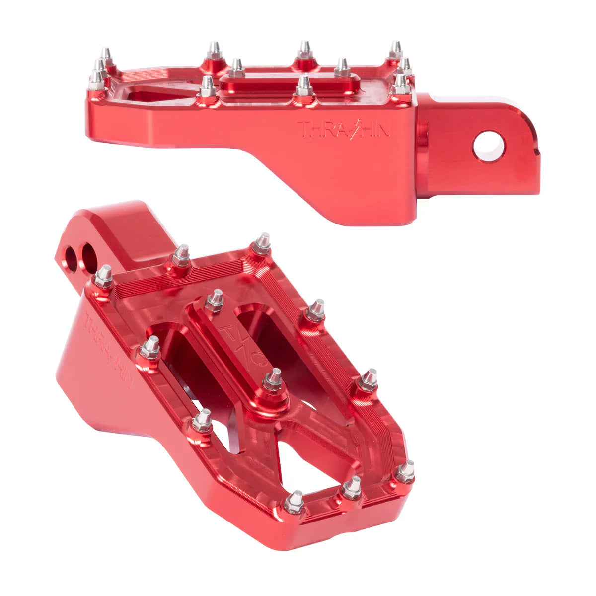 Aggressor Foot Pegs - Red