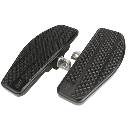 Thrashin Supply Mini Floorboards - Black - Dyna, Sportster, Fxr, Softail...